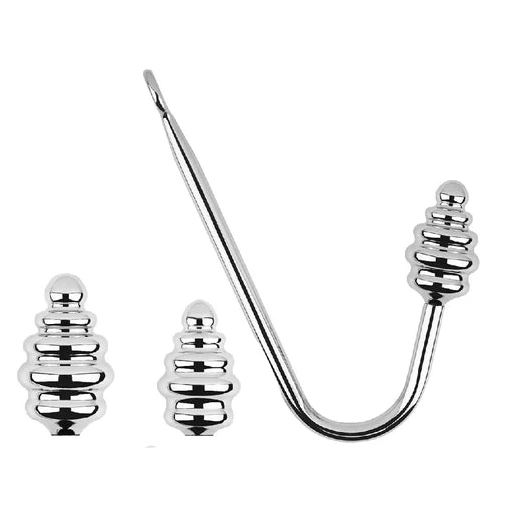 8826 Anal GreatBenefit Set Screw-in Hook Ribbed 0730